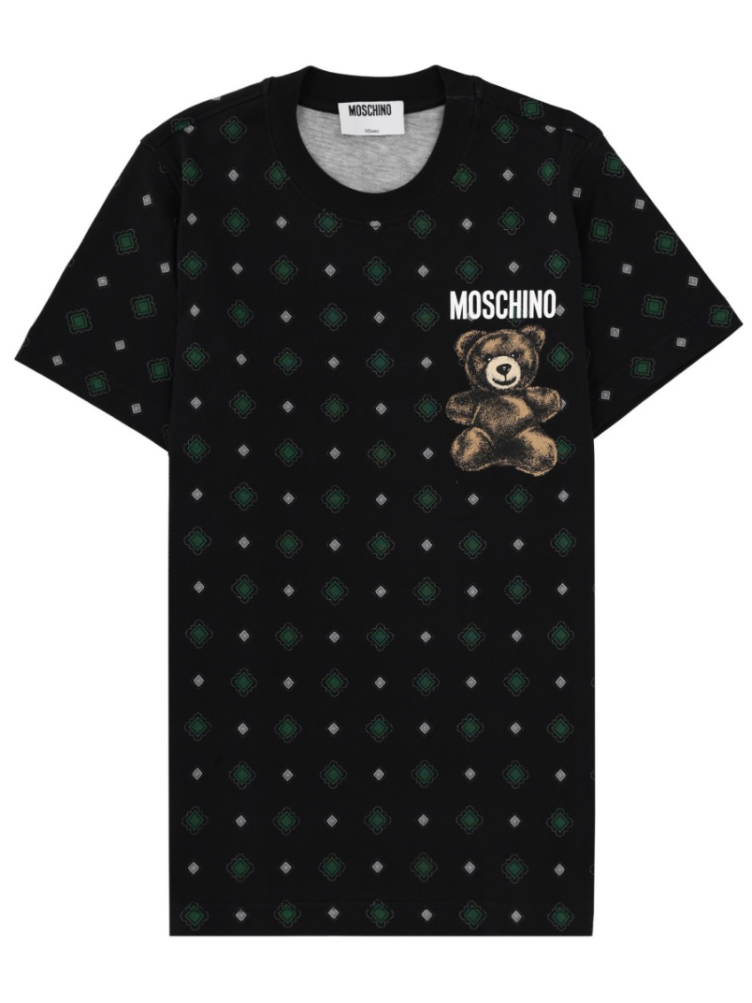 Moschino - graphic crew neck top short sleeve