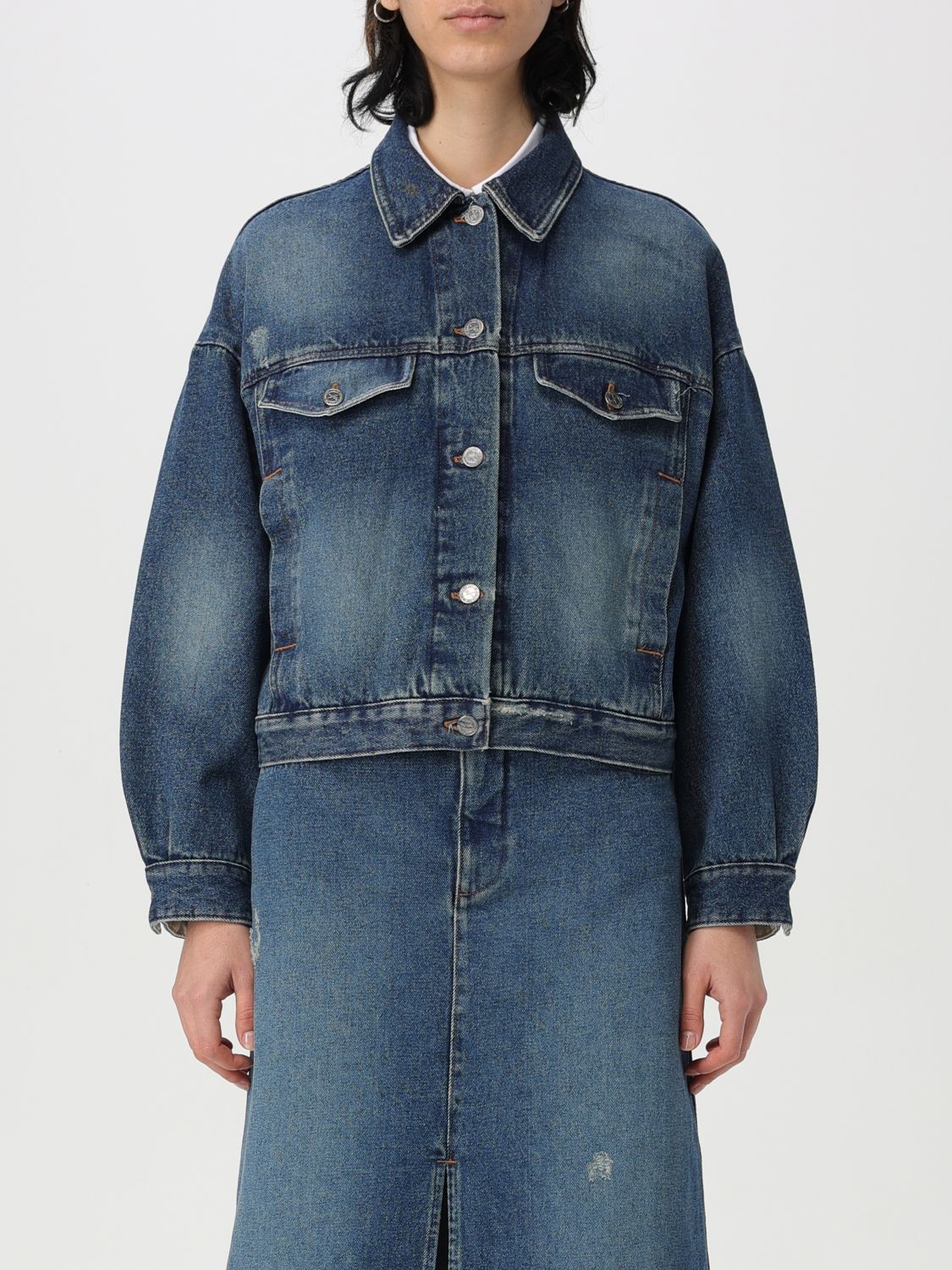 A. P.C. - Giacca Boxy In Denim Cally