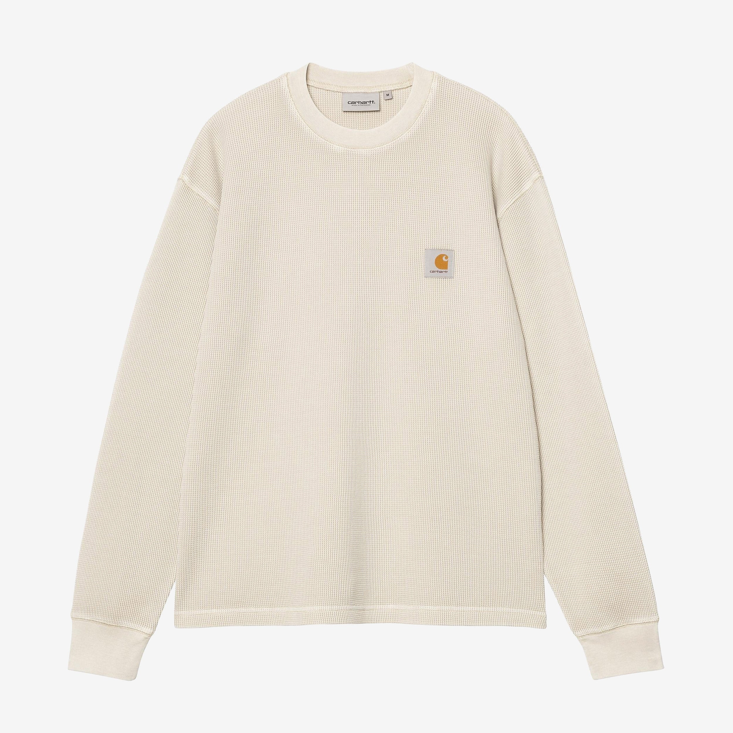 Carhartt WIP Long Sleeve Vista Waffle T-Shirt - Fleur De Sel - unisex