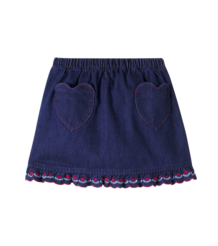 Baby Tessa cotton denim skirt