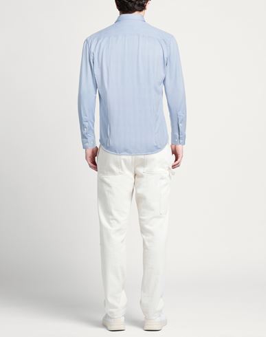 Diciannove_61 Man Shirt Blue Size 16 Polyester, Elastane