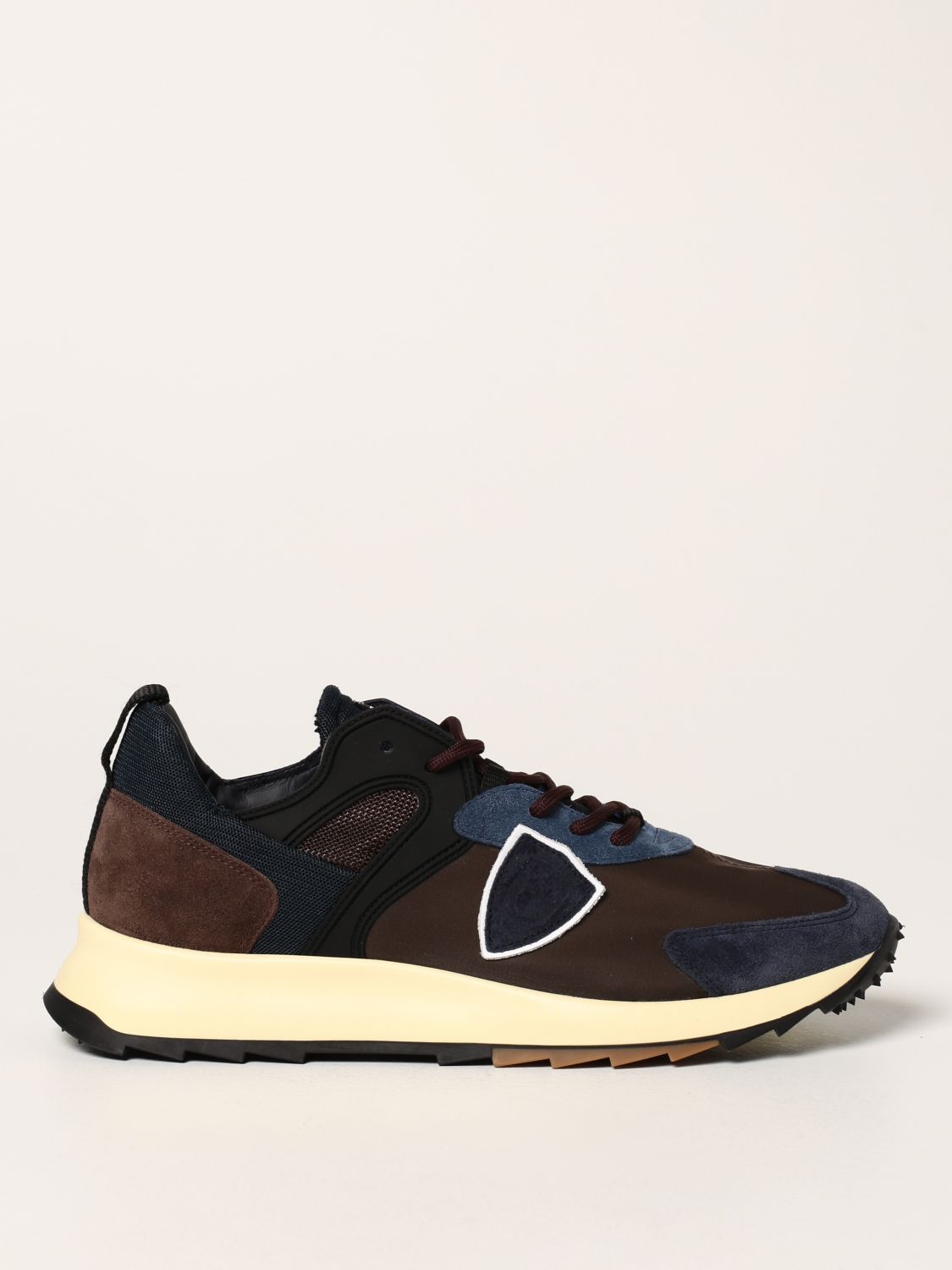 Royale sneakers in nylon and suede