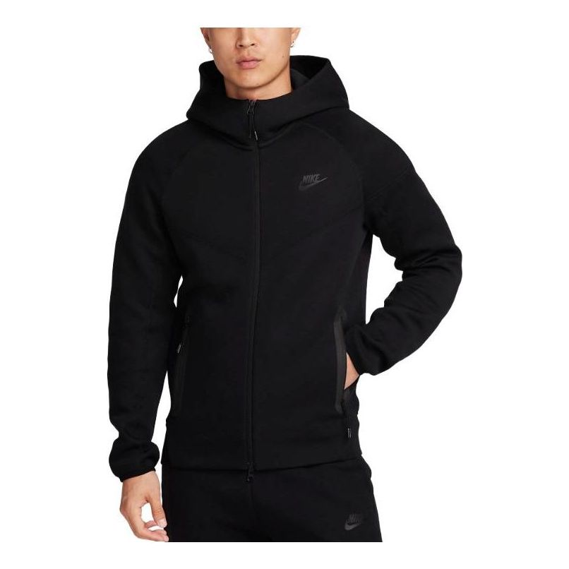 Tech Fleece Full Zip Windrunner Hooded Jacket Asia Sizing 'Black'
