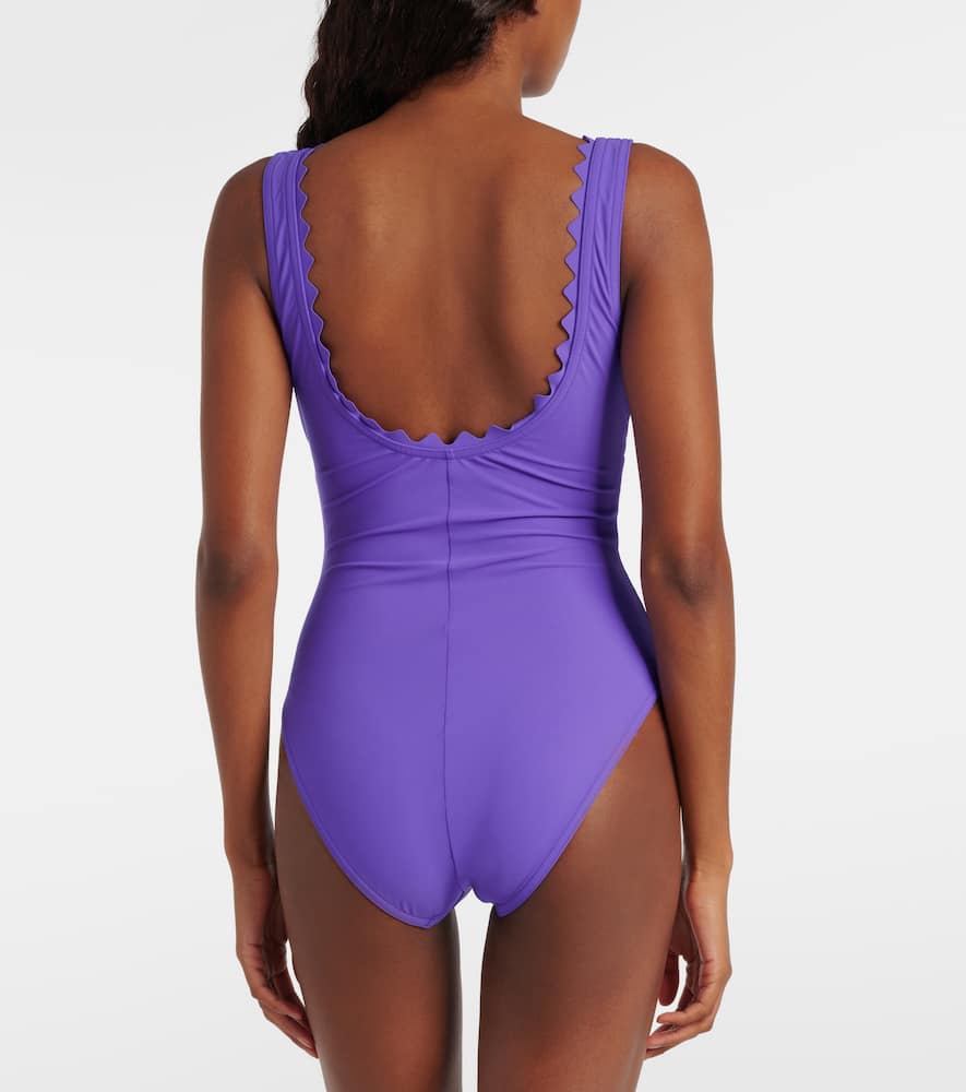 Scalloped swimsuit