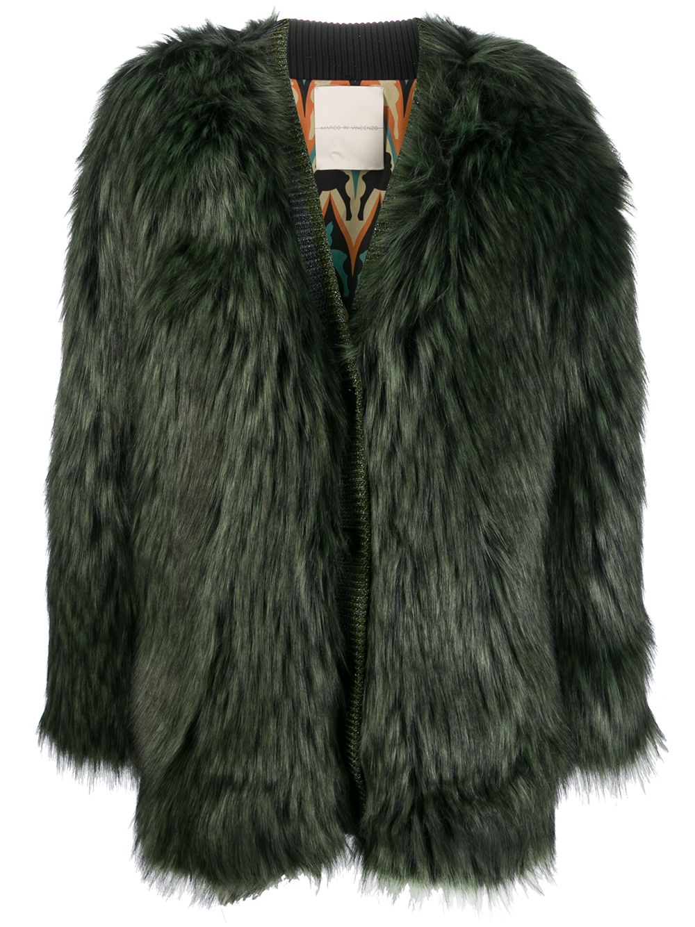 Faux fur coat - Green