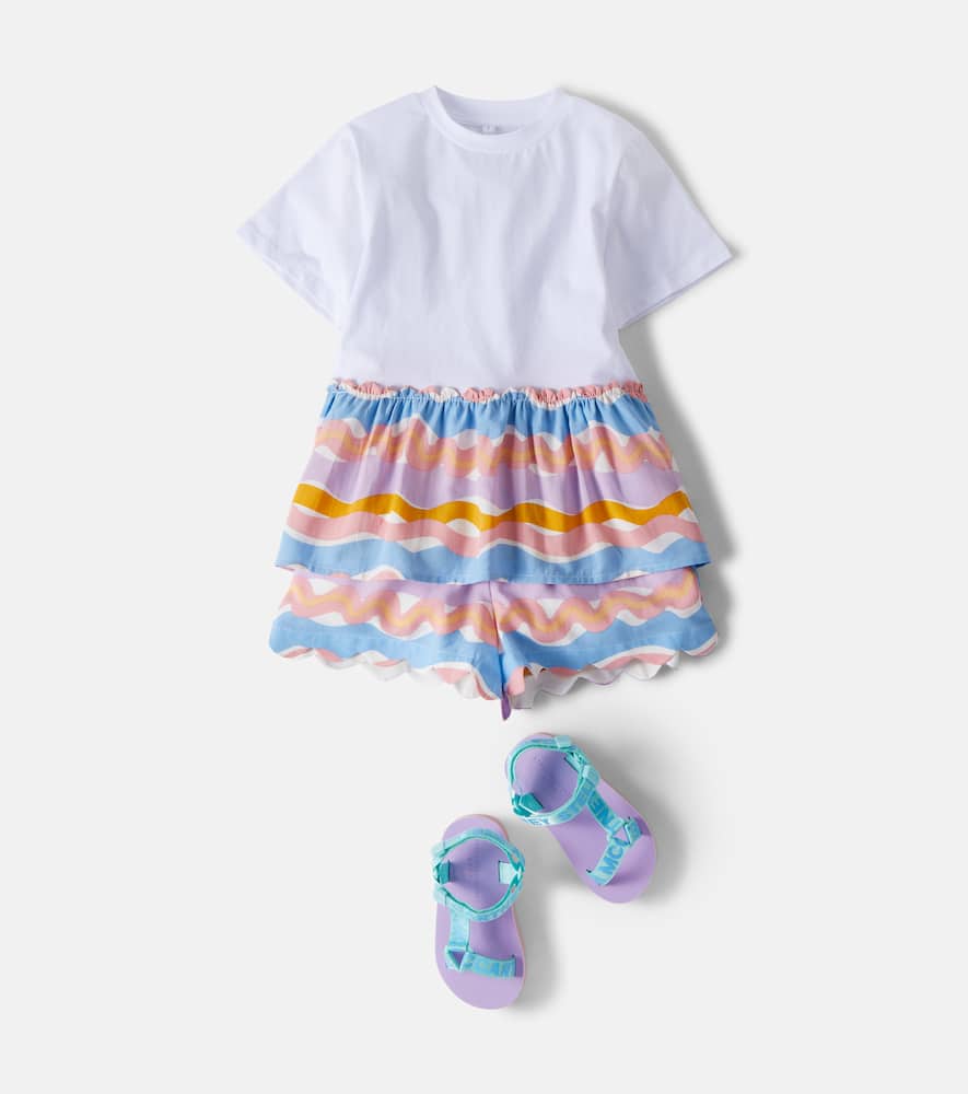 Printed cotton jersey T-shirt