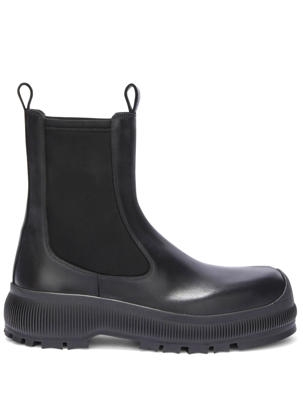 Leather Chelsea boots - Black