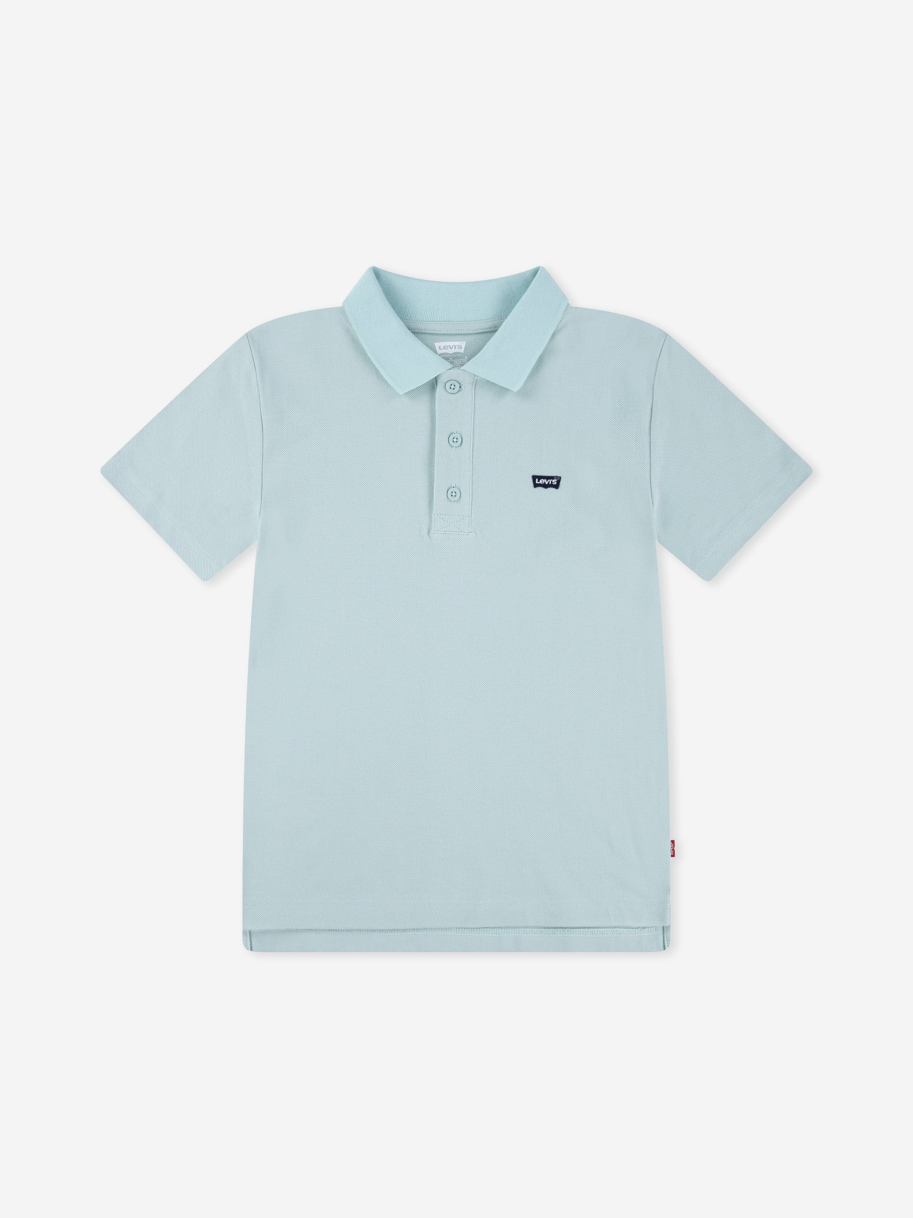Levi's Kids Wear Boys Back Neck Tape Polo Shirt in Green 10 Yrs