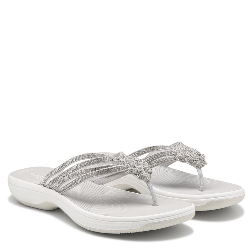 Women's Breeze Gem Cloudstepper Sandals (Silver)