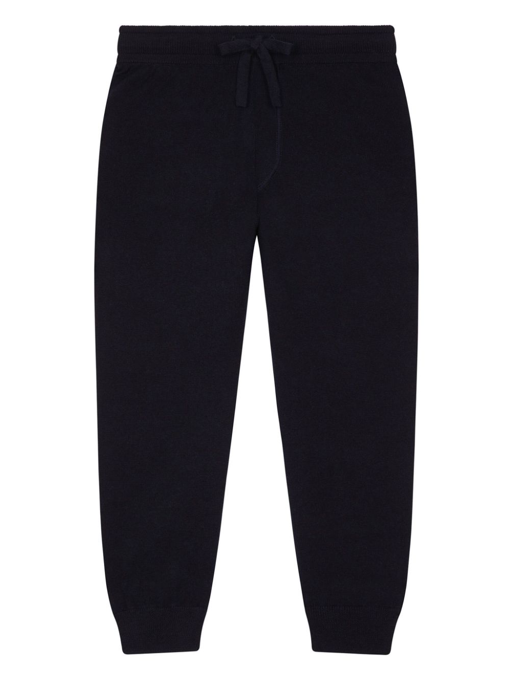 Logo-plaque tapered track pants - Blue
