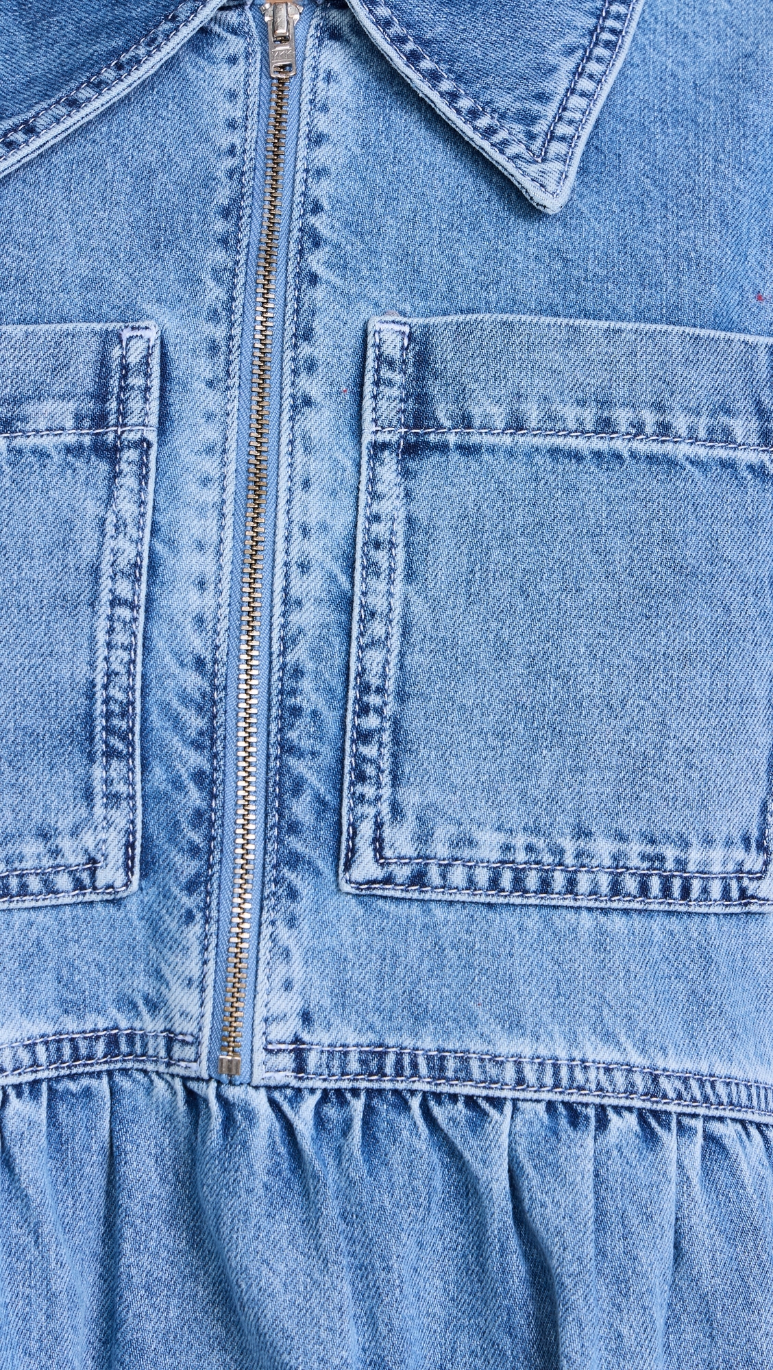 Gabriella Denim Midi Dress Light Wash