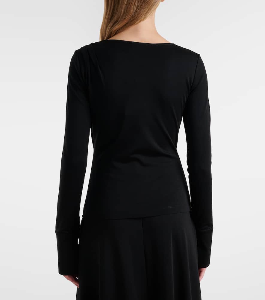 Adagio virgin wool wrap top