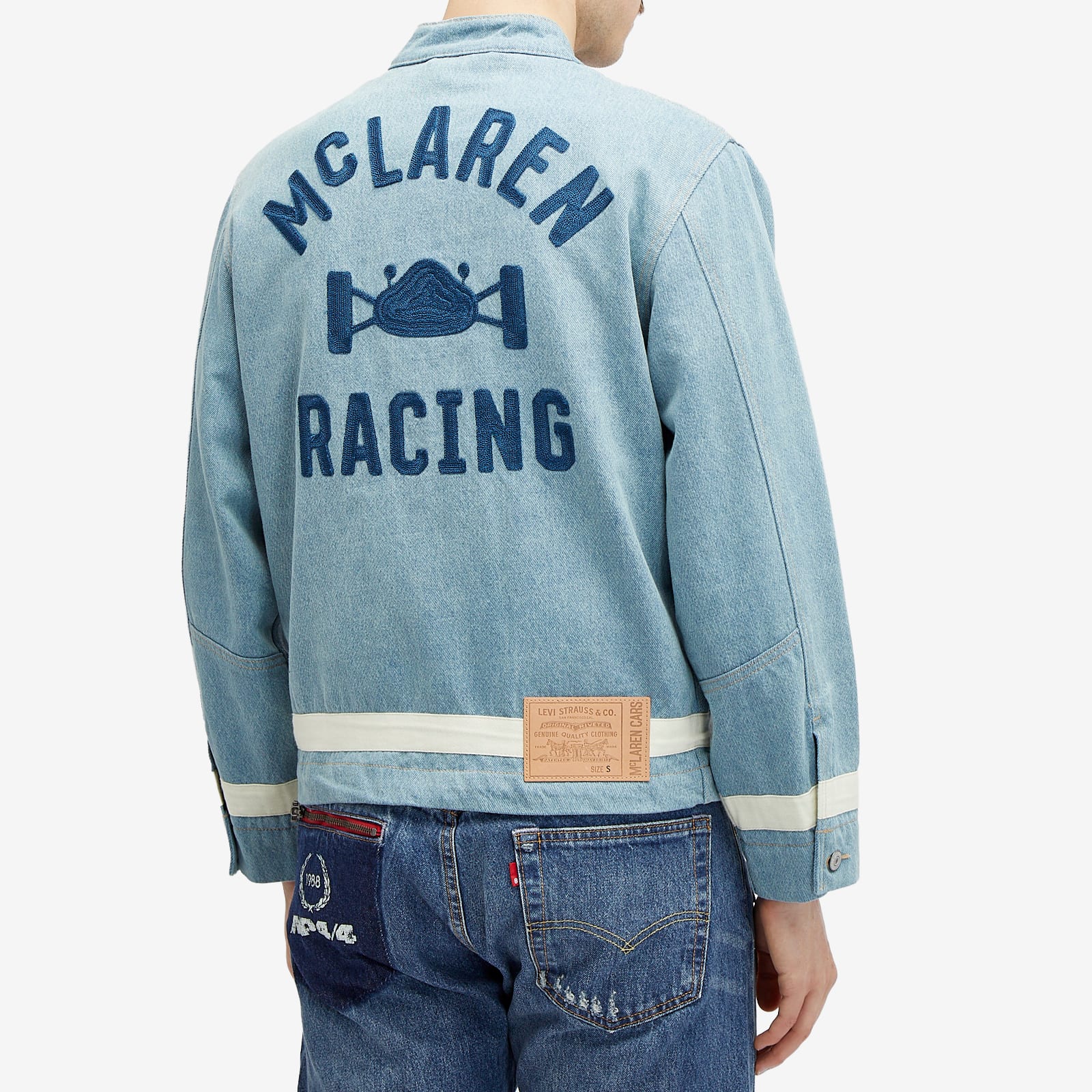 Men's Levis x McLaren Racing Jacket in Blue, Size X-Large 