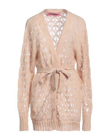 Woman Cardigan Beige Size 10 Acrylic, Mohair wool, Polyamide, Wool