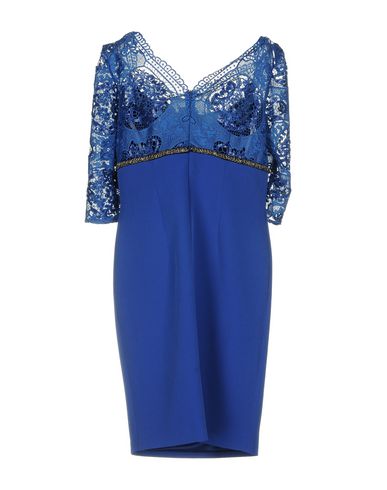 Woman Mini dress Blue Size 18 Polyester