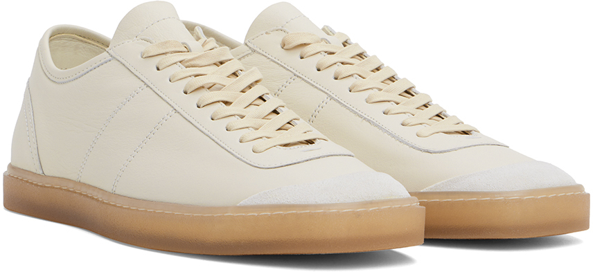 LEMAIRE Off-White Linoleum Basic Laced Up Sneakers