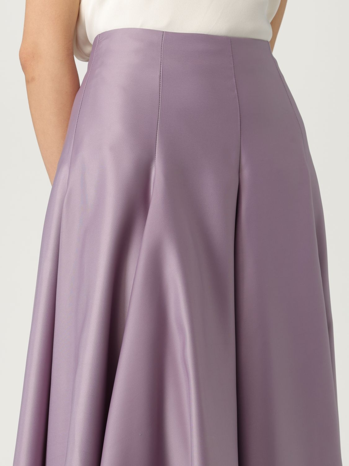 PINKO pleated midi skirt - Purple
