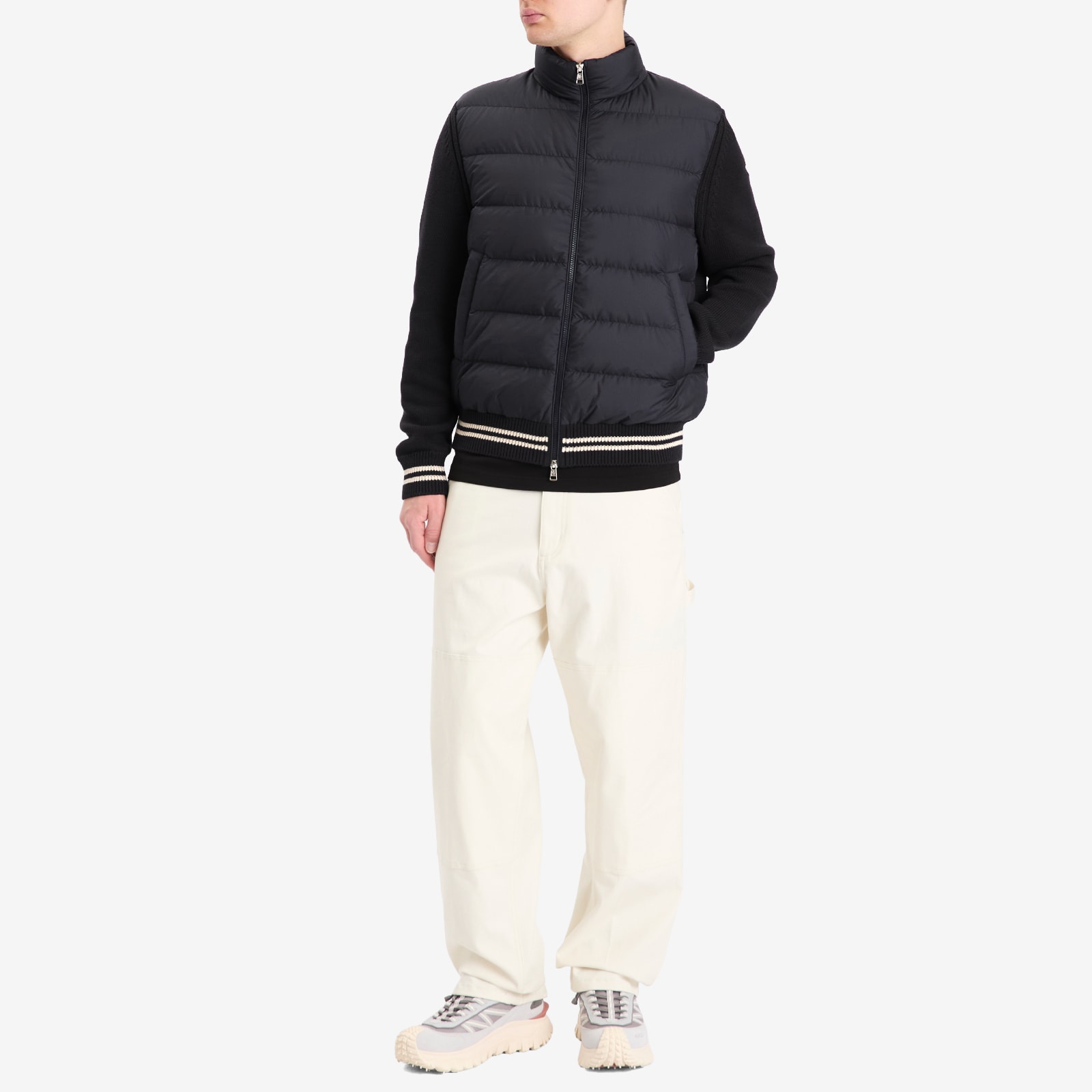 Men's Hybrid Zip Through Jacket Navy