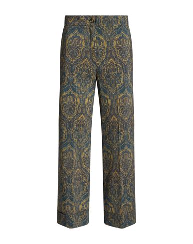 Woman Pants Deep teal Size L Virgin Wool, Polyamide, Elastane