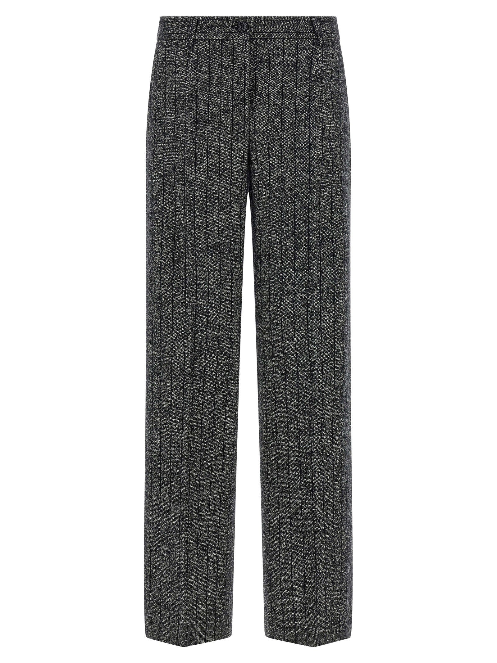 Striped Wool Pants