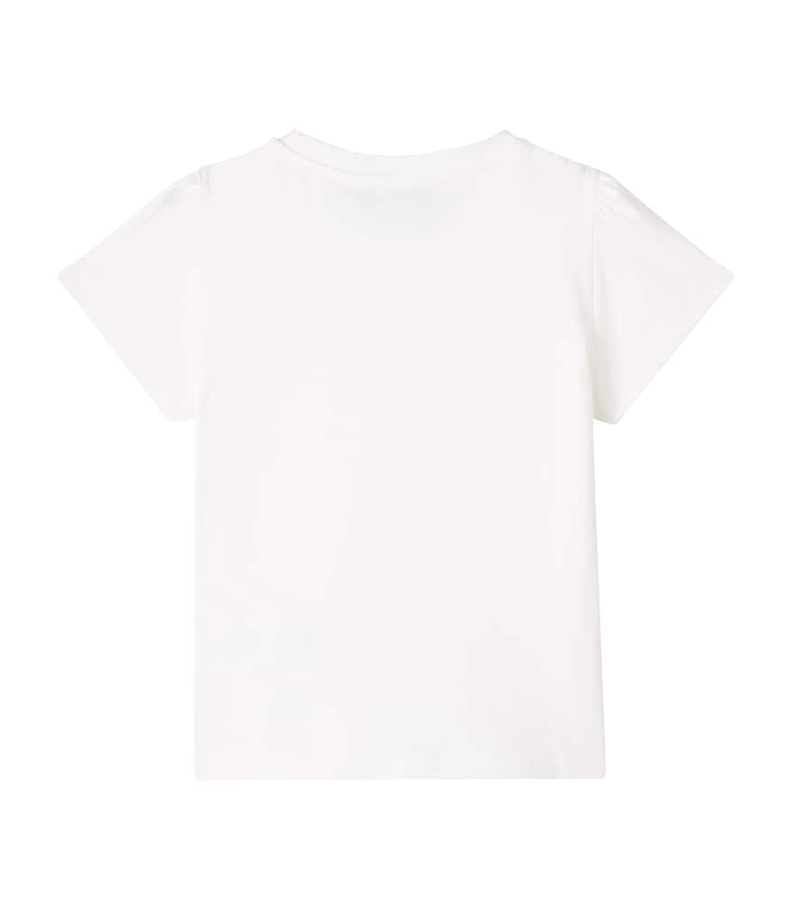 Embellished cotton jersey t-shirt