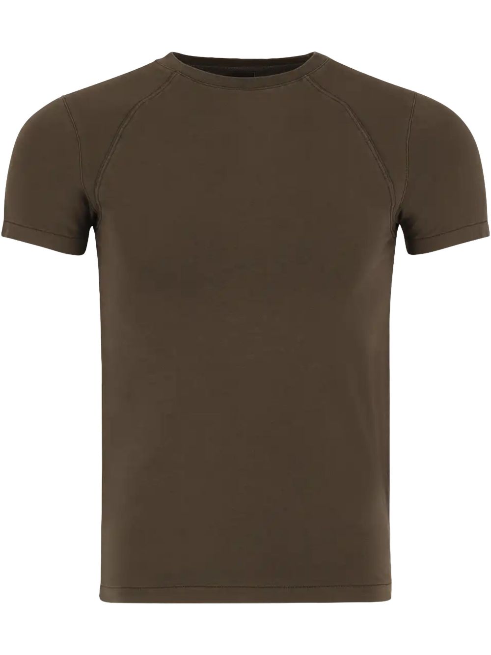Raglan-sleeve T-shirt - Brown