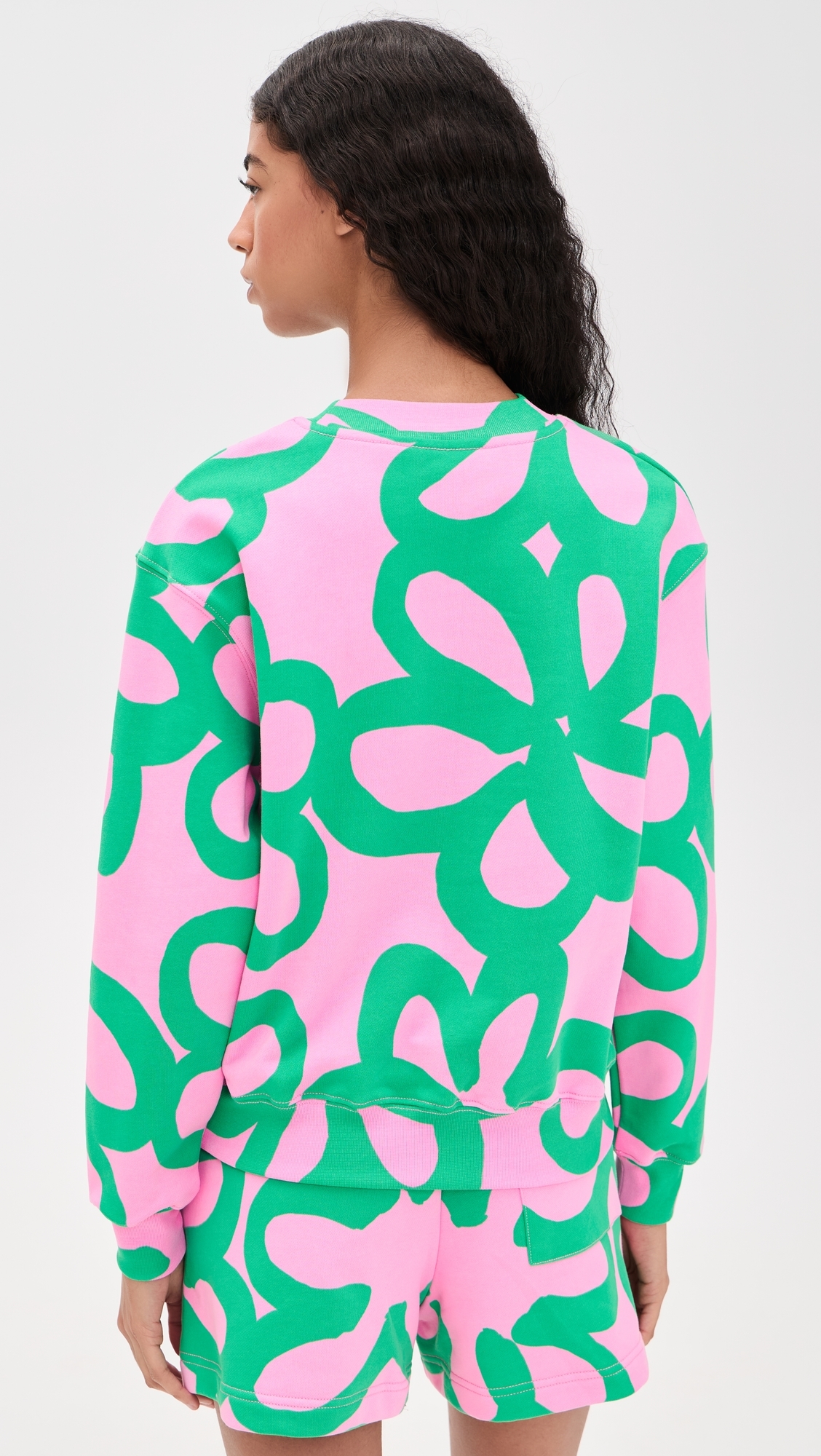 Leiot Jattikukka Kioski Sweatshirt Light Pink/Green