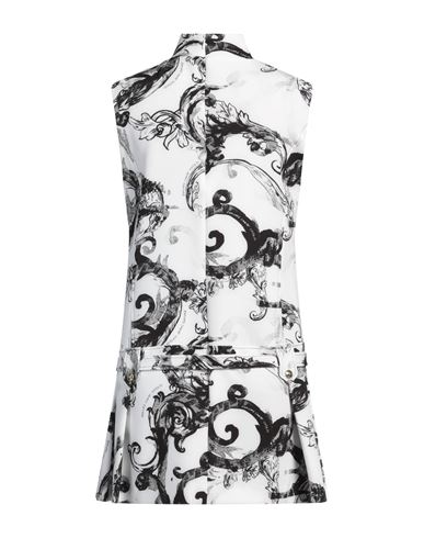 Versace Jeans Couture Woman Mini dress White Size 6 Polyester, Elastane