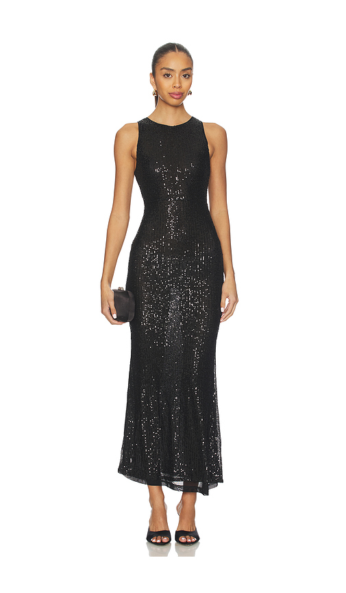 Superdown Nyx Maxi Dress in Black. XS. Also in L, M