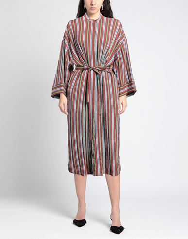 Niū Woman Midi dress Brick Size M Viloft, Polyamide
