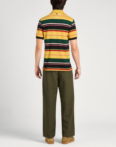 Lacoste L!ve Man Polo shirt Yellow Size L Cotton