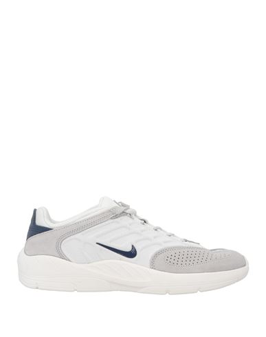 Woman Sneakers Light grey Size 4 Textile fibers, Leather