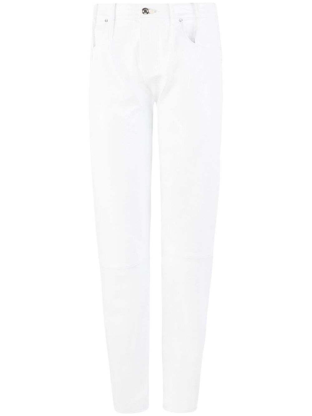 Ele lambskin trousers - White