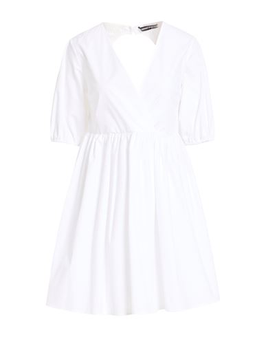 Woman Mini dress White Size 2 Cotton