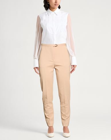 Woman Pants Beige Size 4 Wool, Polyamide
