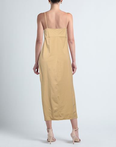Jucca Woman Midi dress Sand Size L Cotton, Elastane