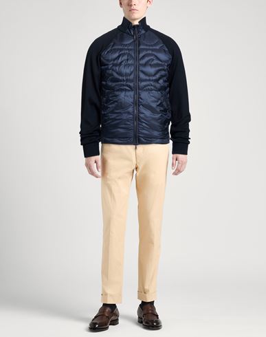 Man Puffer Navy Size L Virgin Wool, Acrylic