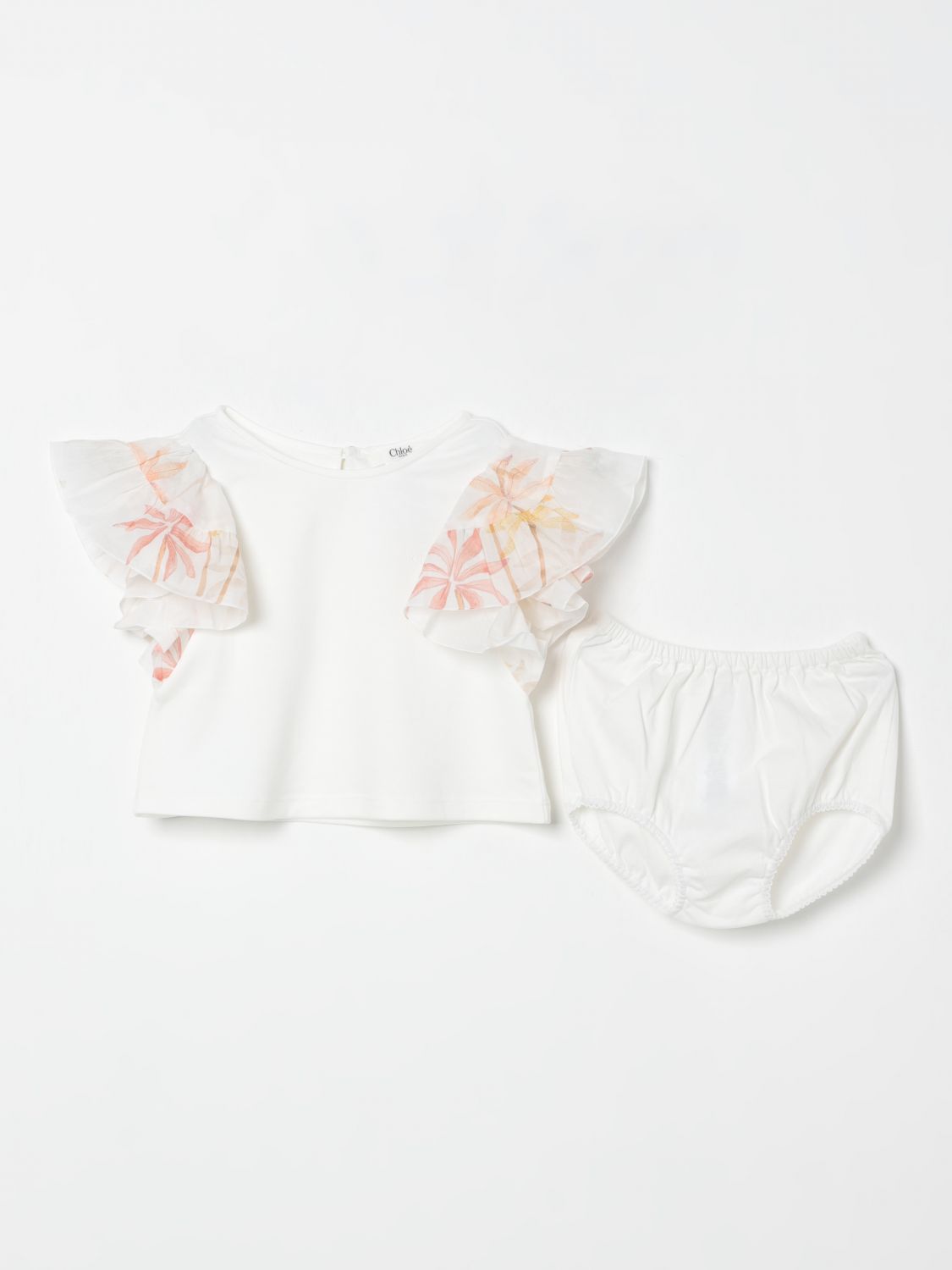 Sweater CHLOÉ Kids color Yellow Cream