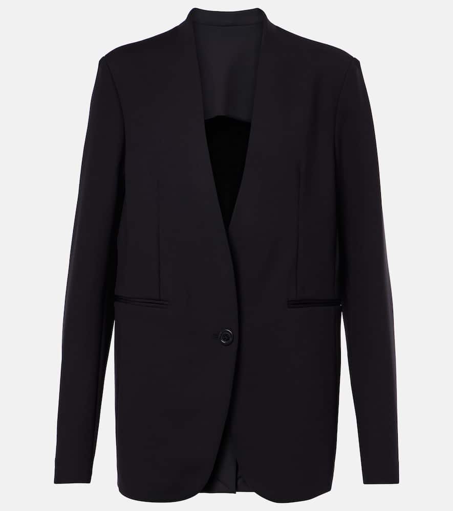 Scuba single-breasted blazer