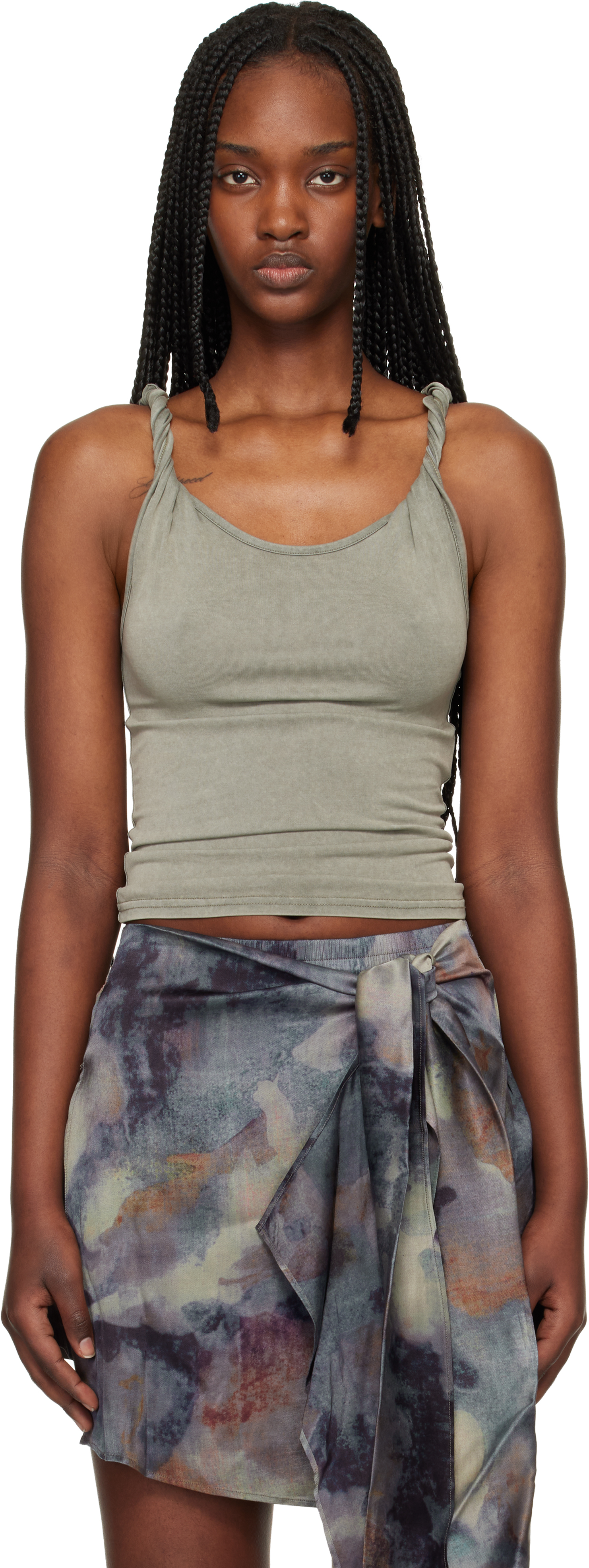 Green T-Twy-S1 Tank Top