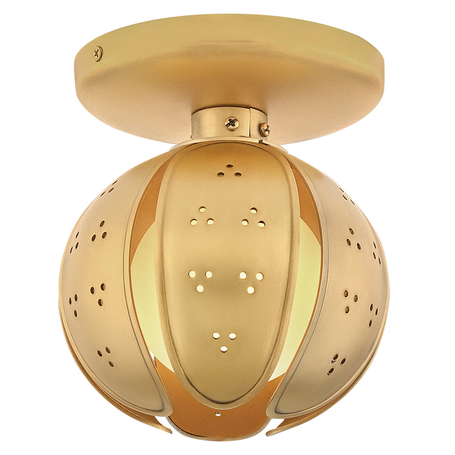 Unlacquered Brass LED Wall Sconce from the Anthos Collection