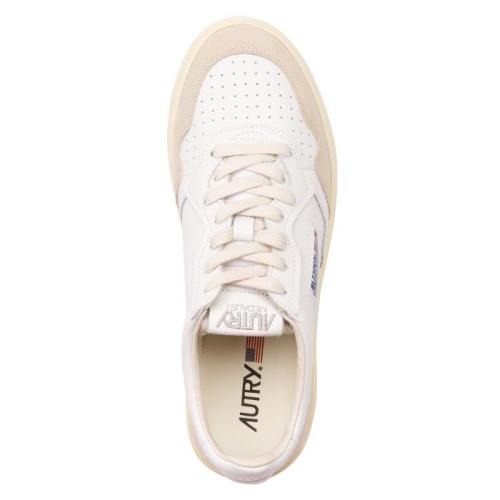 Trainers in leather and suede