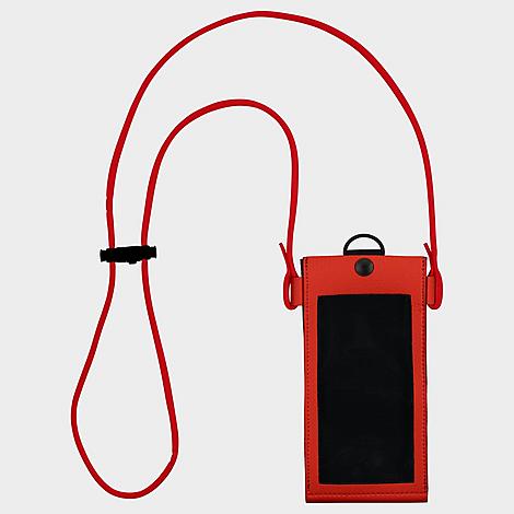 Premium Phone Crossbody Bag in Red/Black