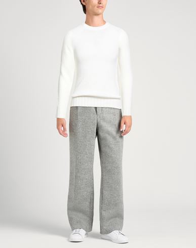 Man Sweater Cream Size 42 Merino Wool