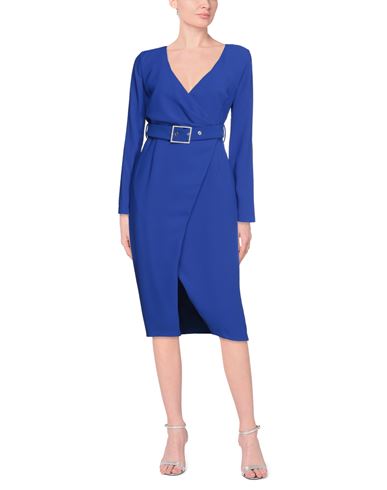 Woman Midi dress Bright blue