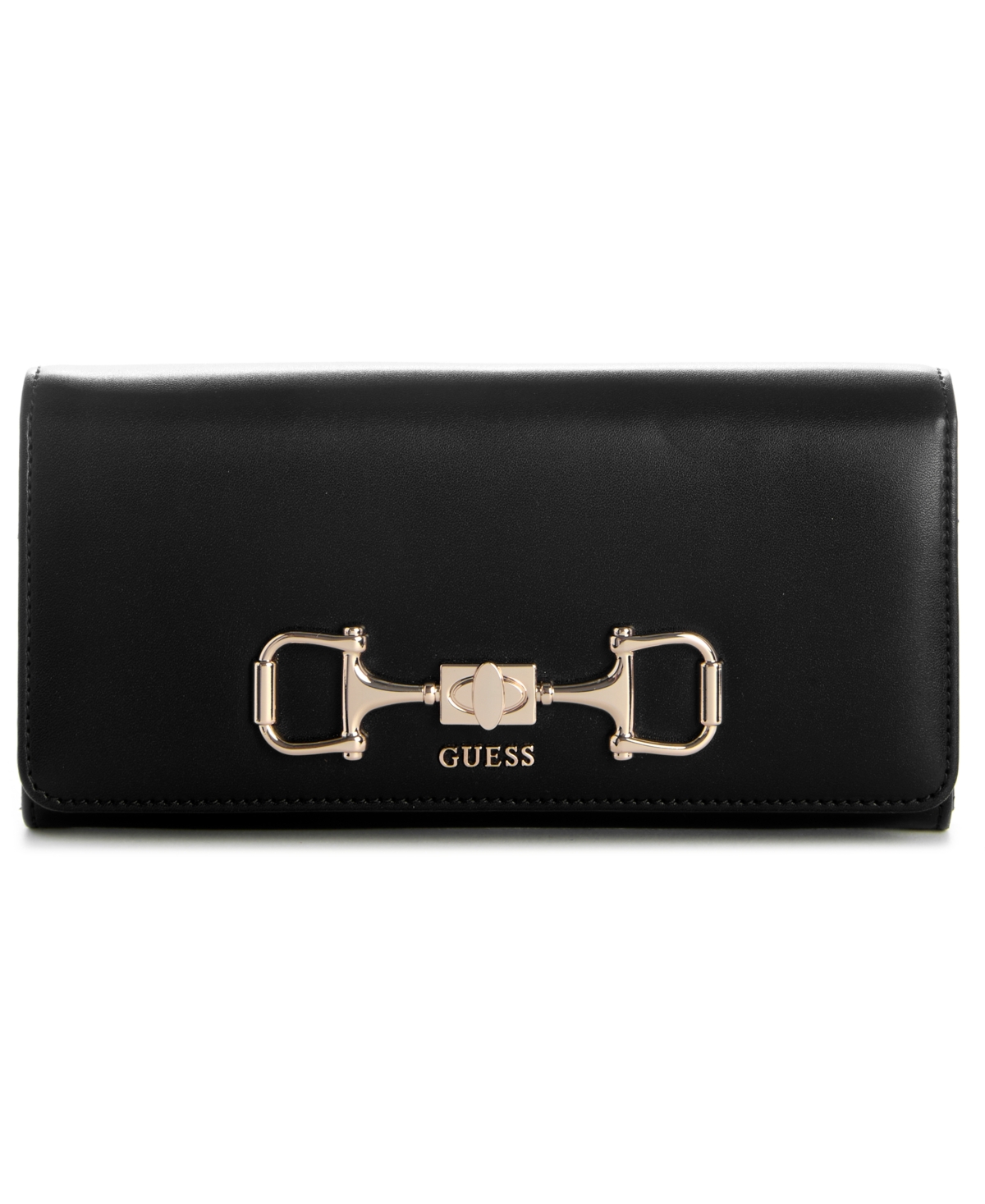 Janie Flap Organizer Wallet - Black