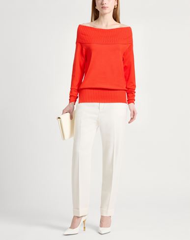 Woman Sweater Tomato red Size M Viscose, Polyester