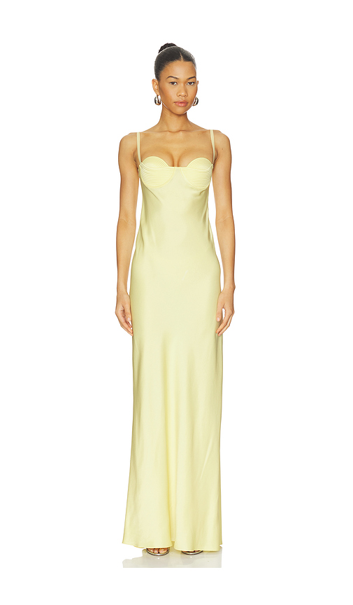 Anna October Levi Maxi Dress in Yellow. XS. Also in S