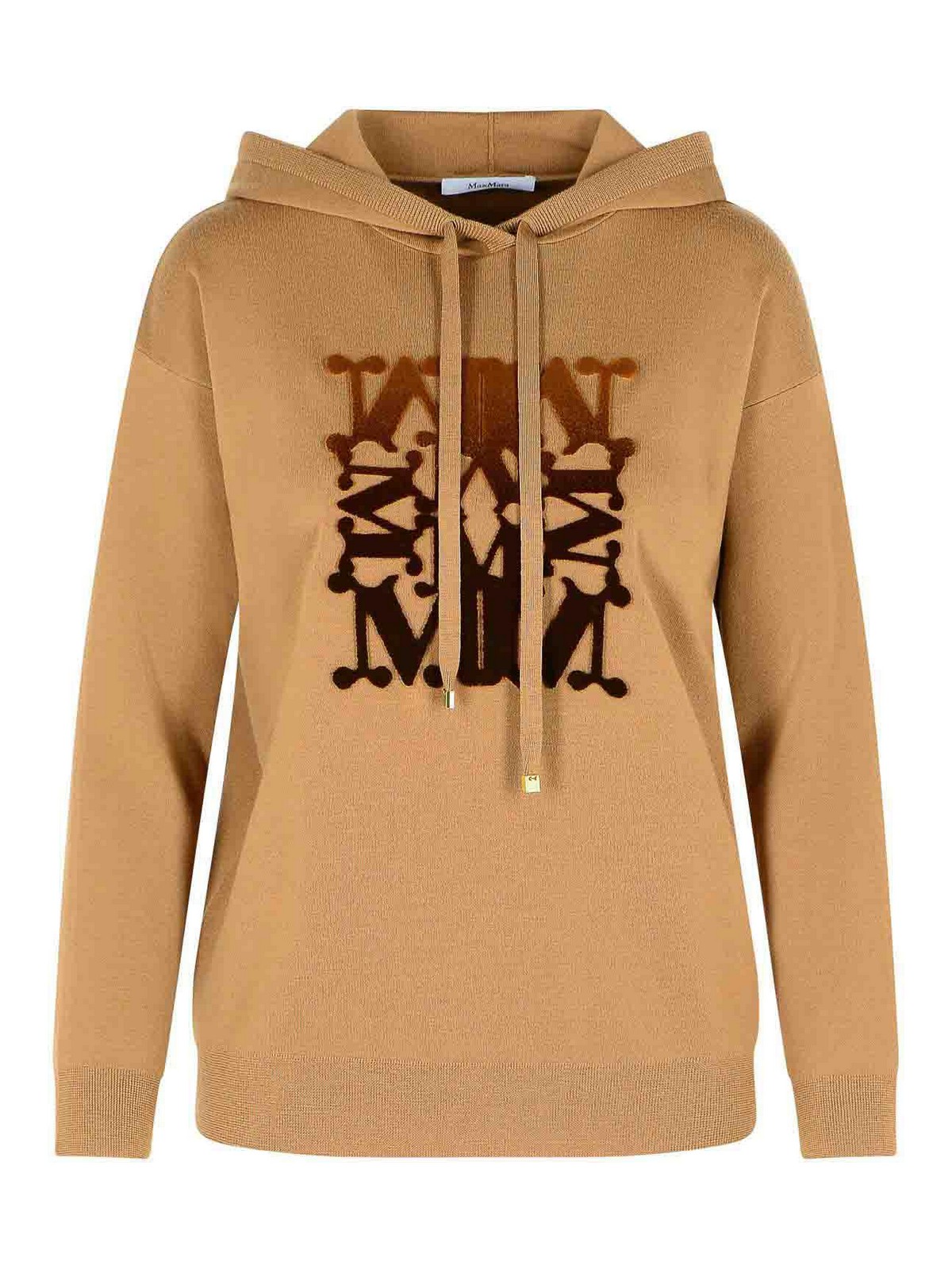 Camel Virgin Wool Sweatshirt