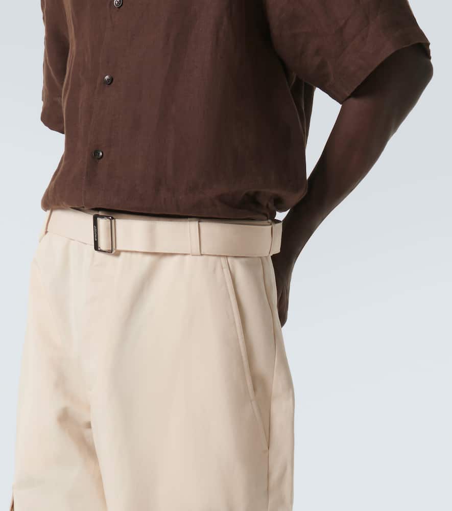 Le Cargo cotton and linen cargo pants